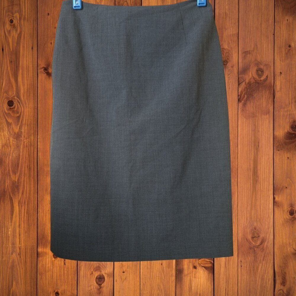 Bitten By Sarah Jessica Parker Women's Size 0 Gray Wool Blend Pencil Skirt